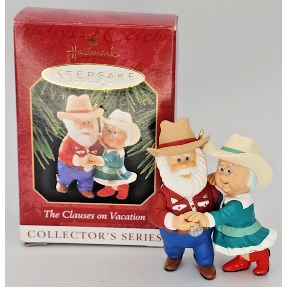 Hallmark Keepsake The Clauses On‎ Vacation Collectors Series Ornament 1999 U122